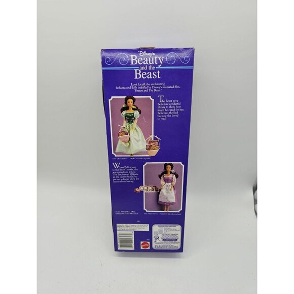 Vintag 1990's Disney Classics Belle From Beauty And The Beast Doll New Open Box - Picture 4 of 8